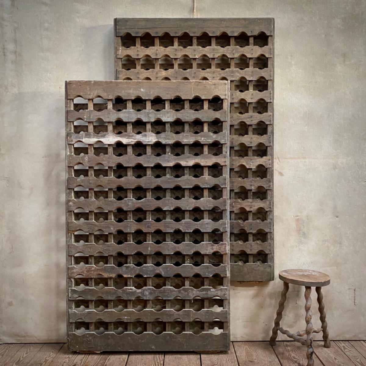 Champagne bottle racks 