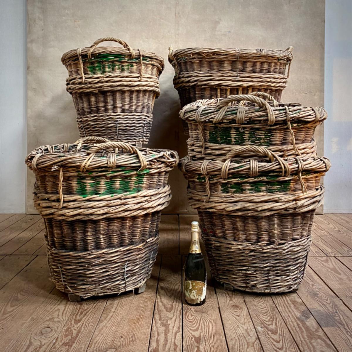 CHAMPAGNE GRAPE HARVEST BASKETS