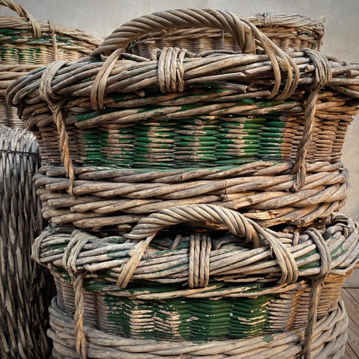 CHAMPAGNE GRAPE HARVEST BASKETS