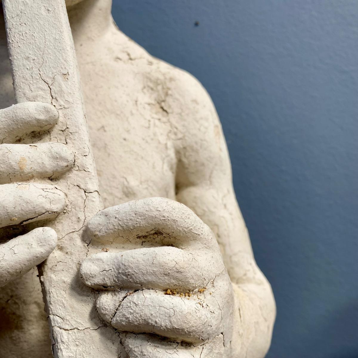 Concrete garden statue