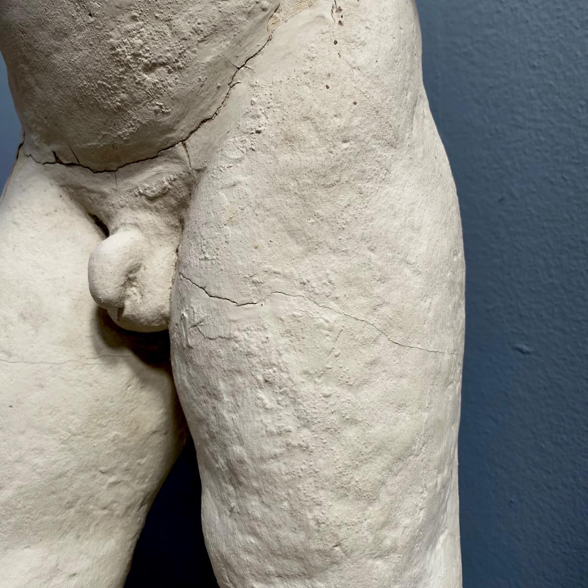 Concrete garden statue