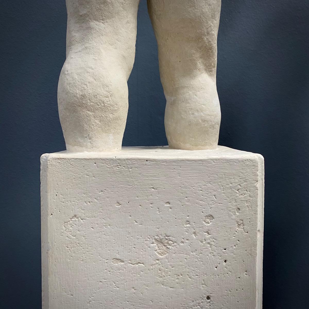 Concrete garden statue