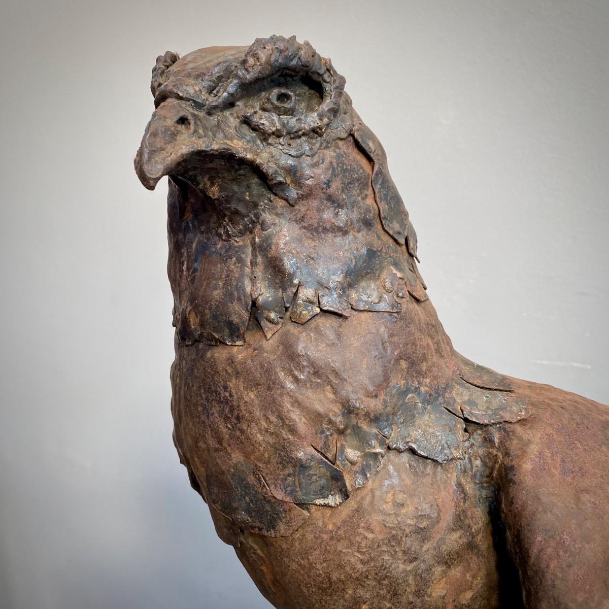 Raptor sculpture