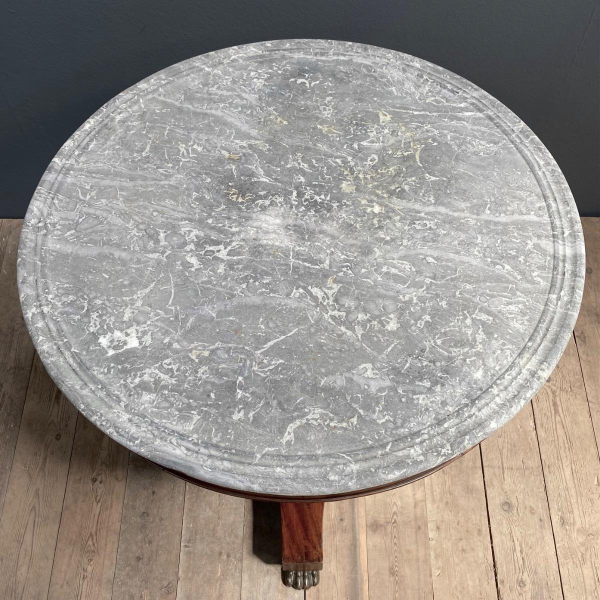 Empire pedestal table