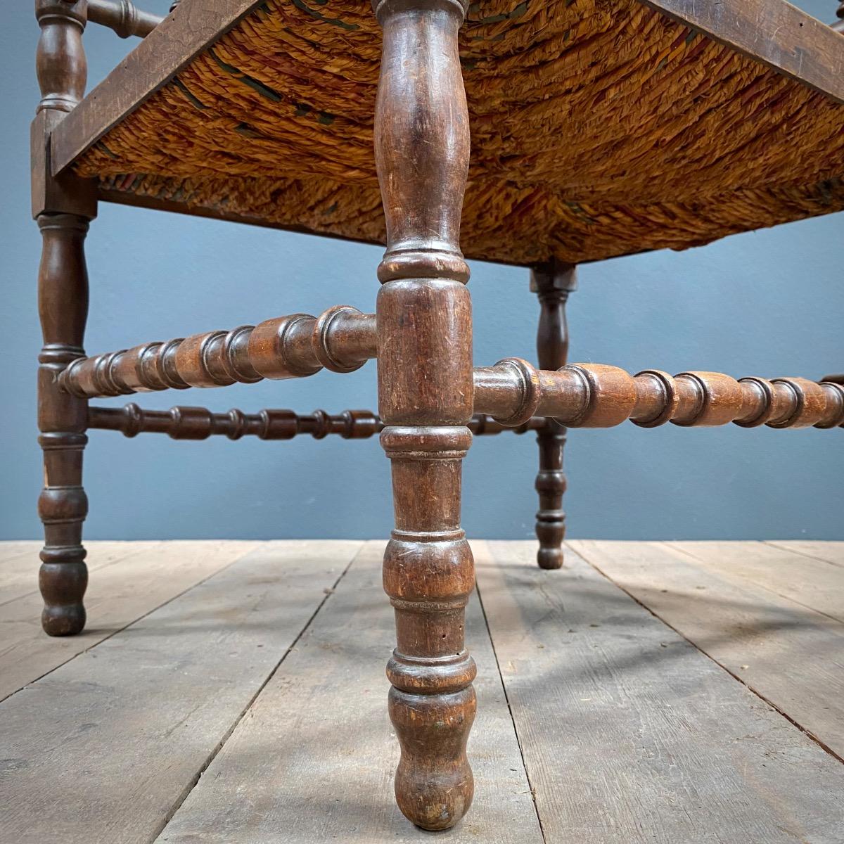 Folk art armchair