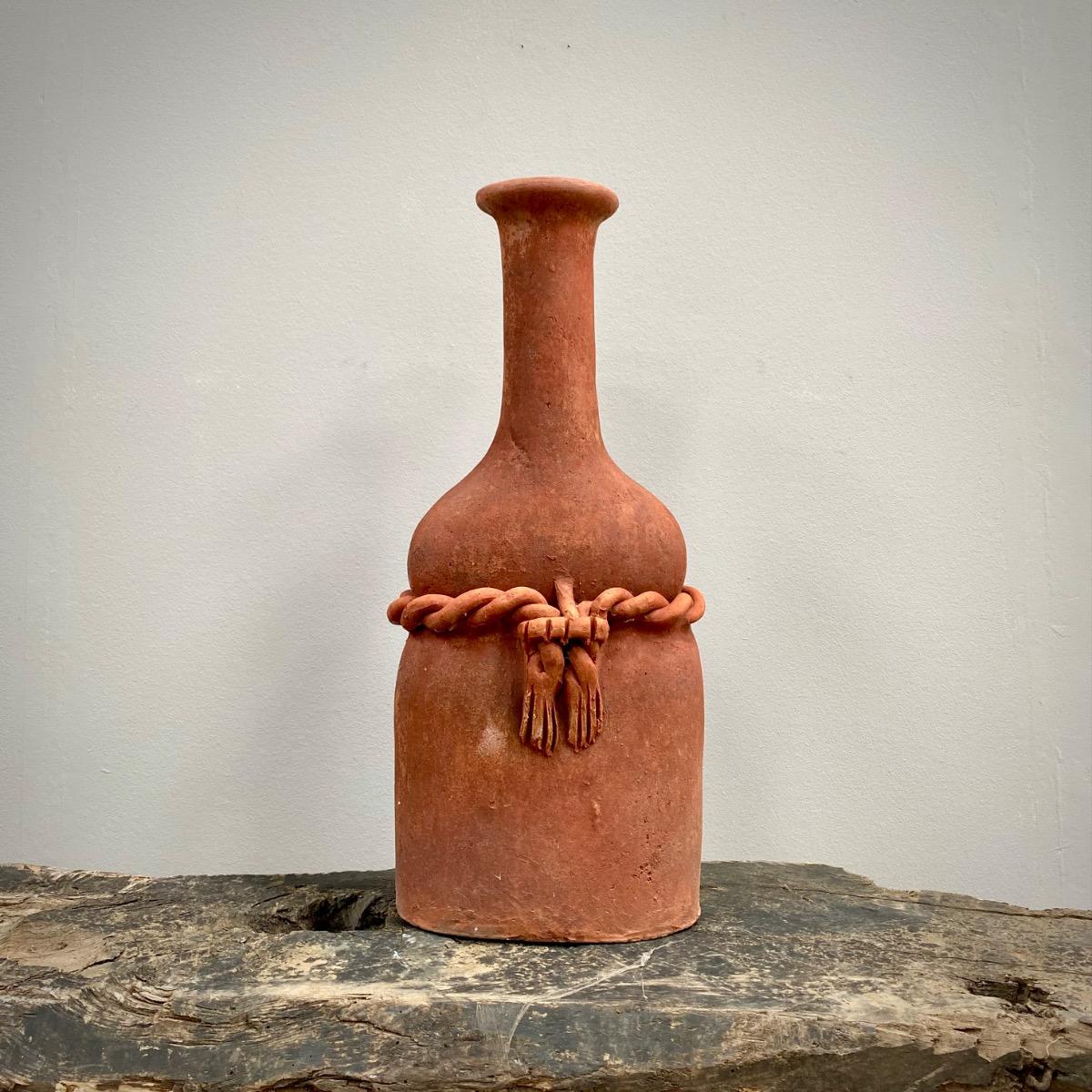 Large terracotta vase