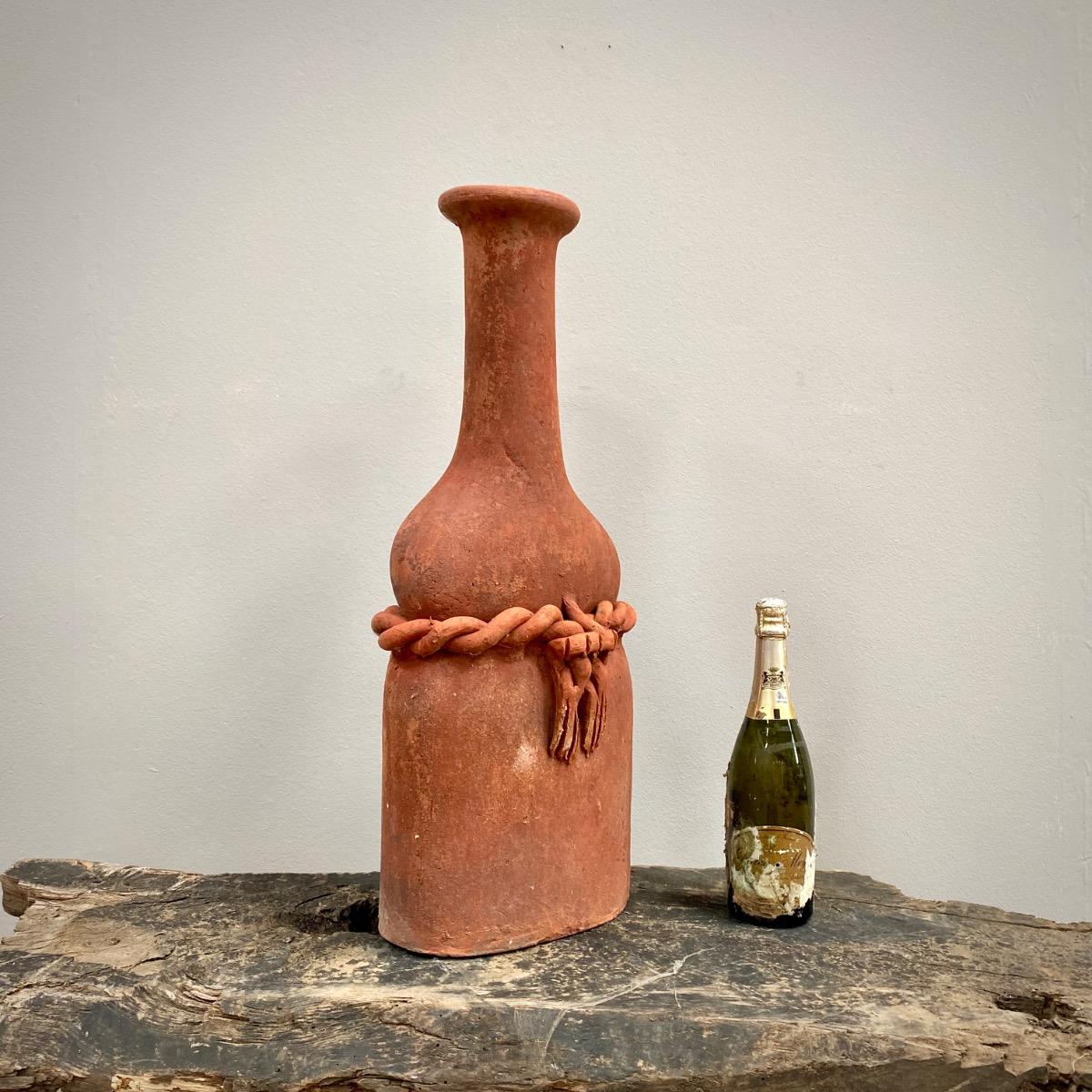 Large terracotta vase