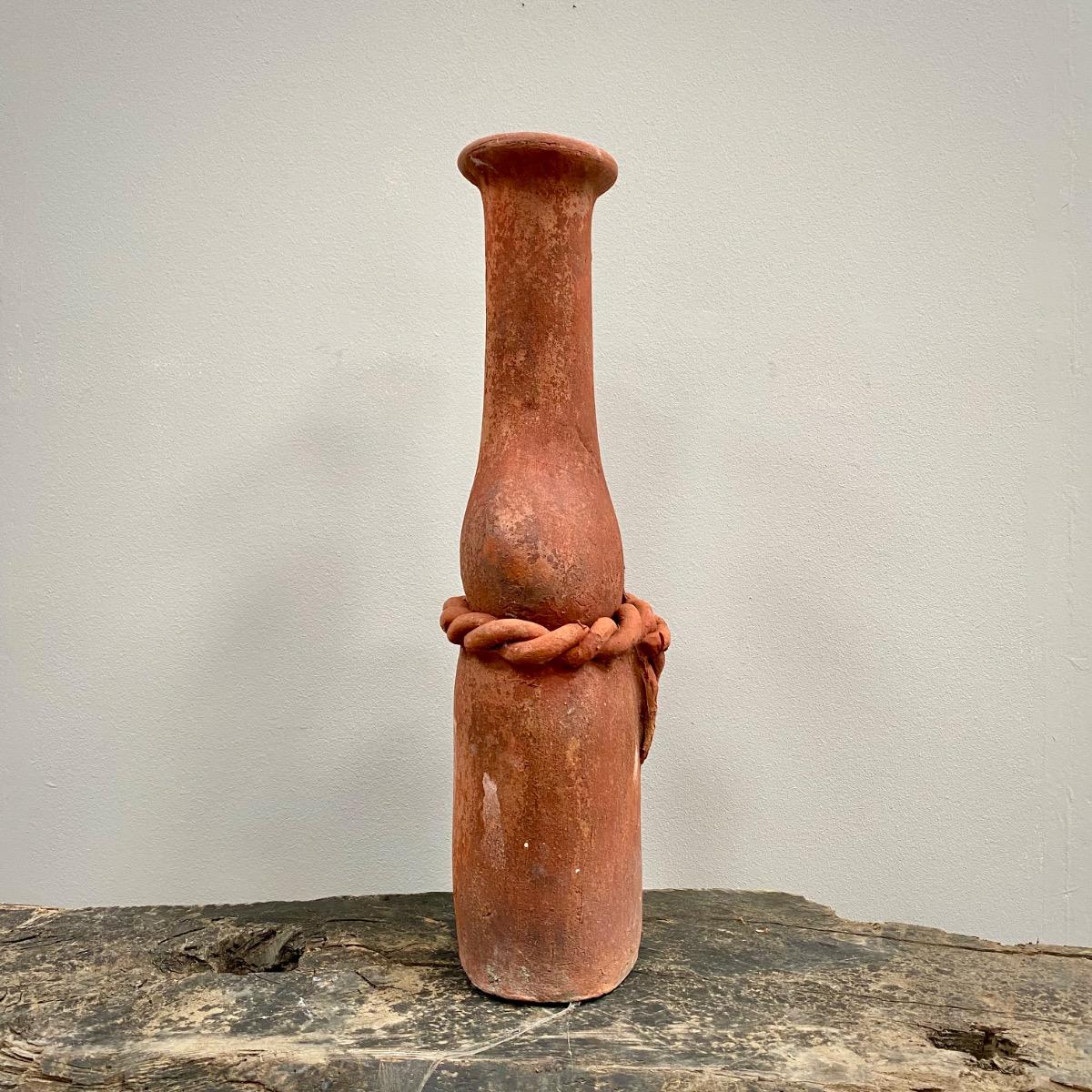 Large terracotta vase