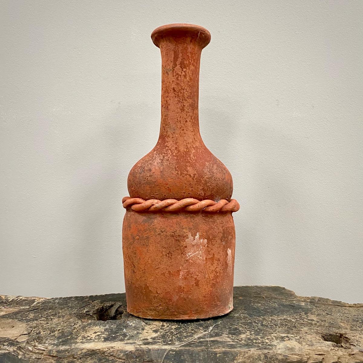 Large terracotta vase