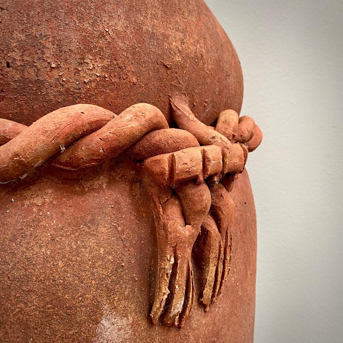 Large terracotta vase