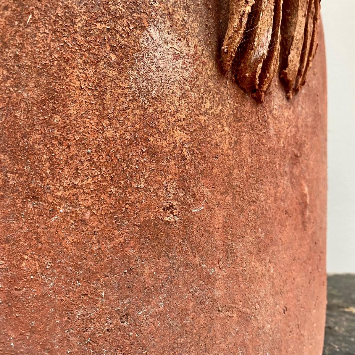 Large terracotta vase