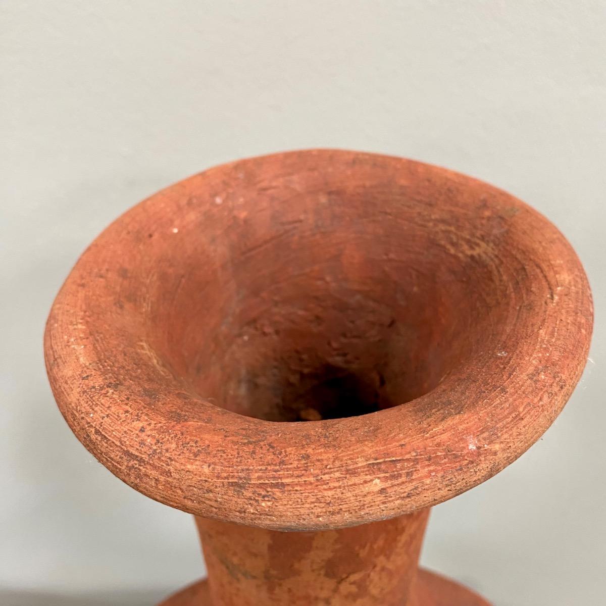 Large terracotta vase