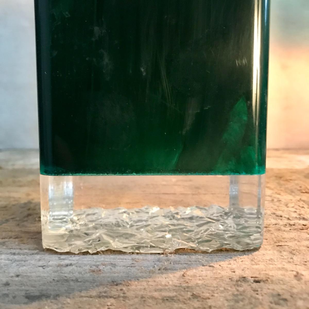 Large green glass bottles - Decoration - Collection - Eric Bienaime