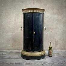 Metal and brass cabinet 