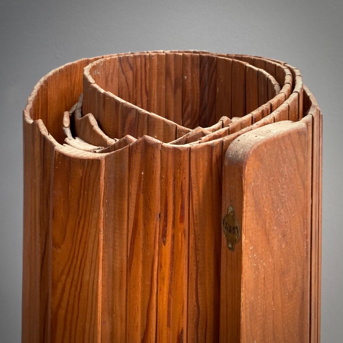 Modernist wooden screen