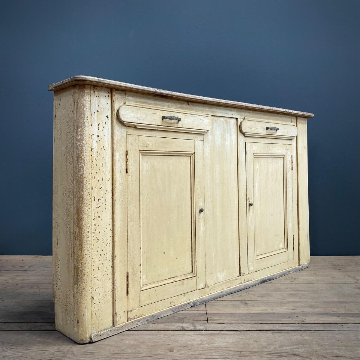 Painted shop cupboard