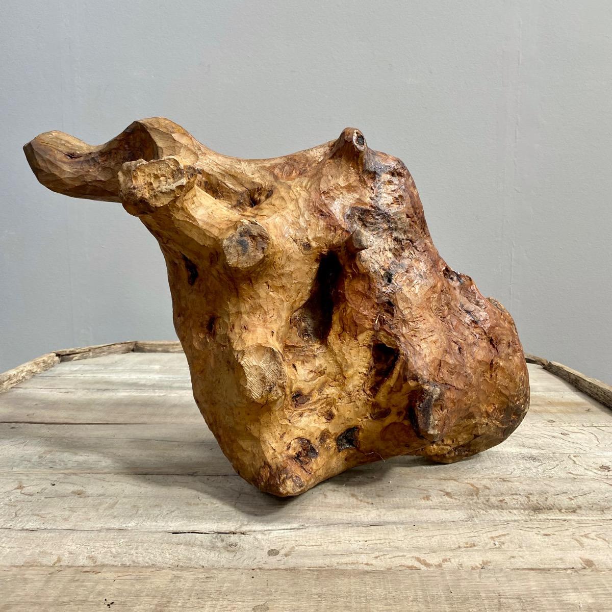 Primitive wooden bowl 