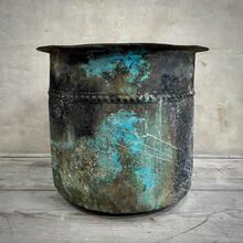 Riveted copper tub