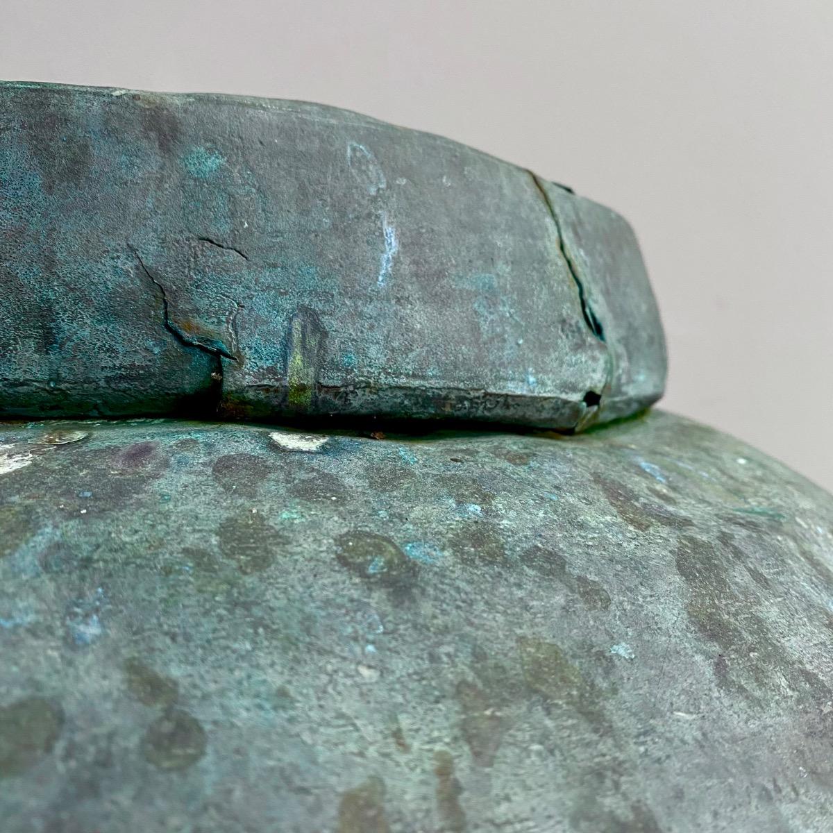 Riveted copper tub