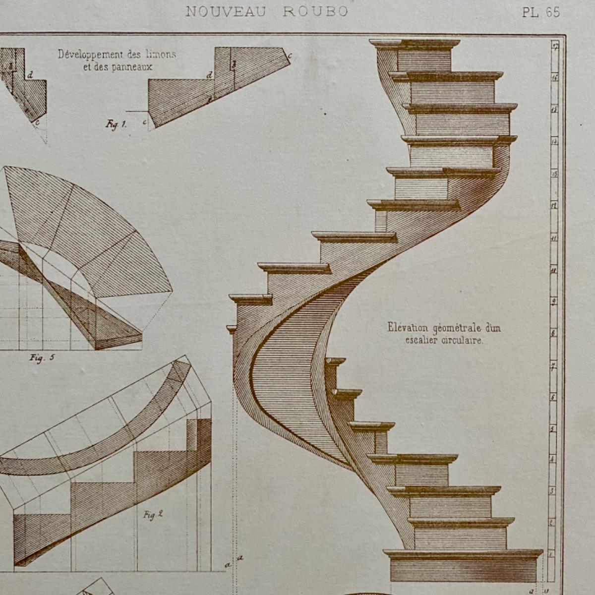 Staircases printed plates