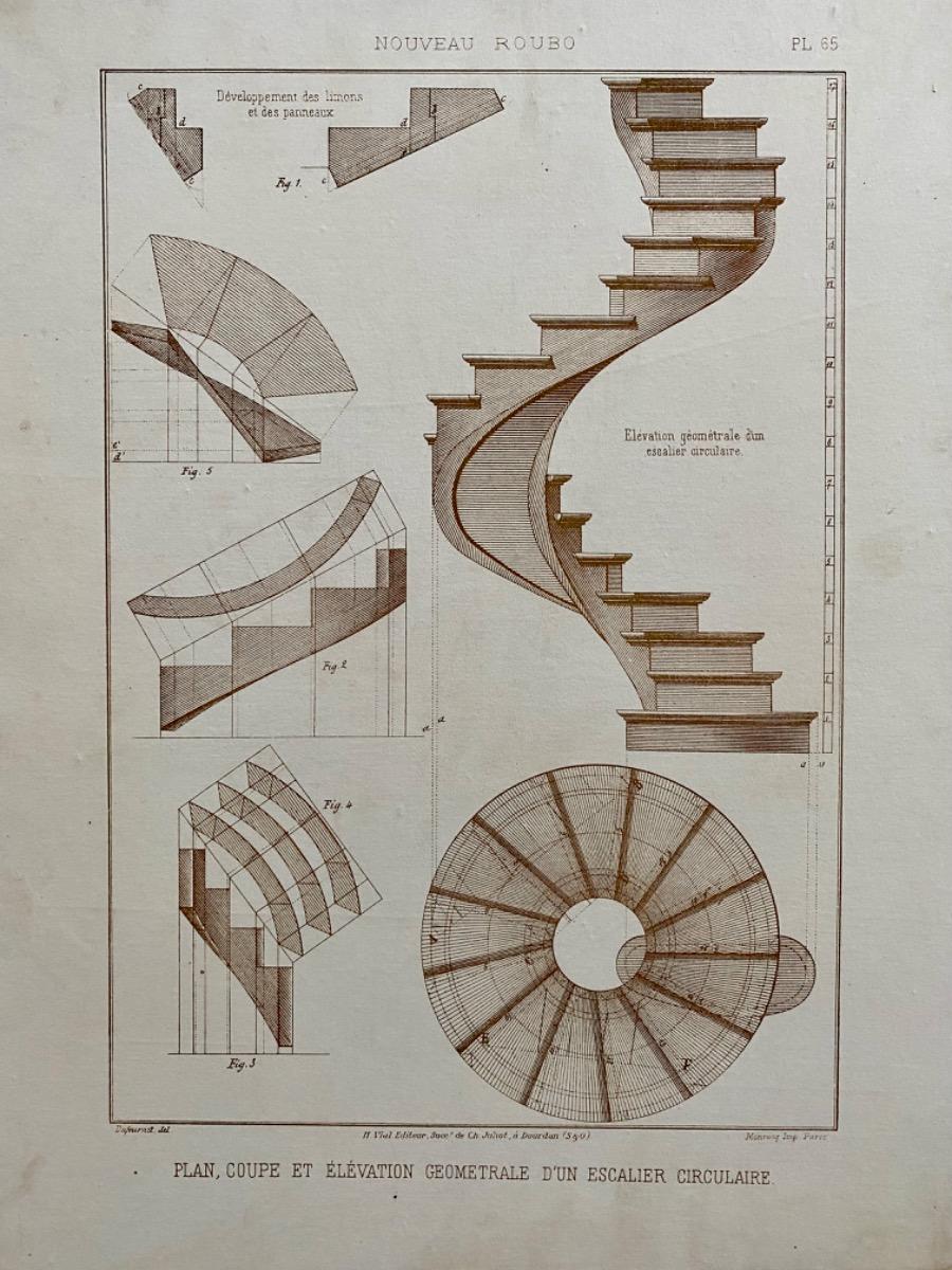 Staircases printed plates