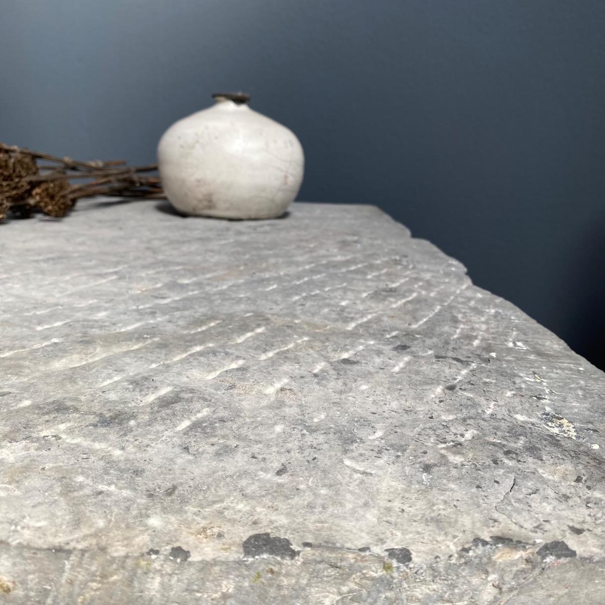 Stone & wood low table