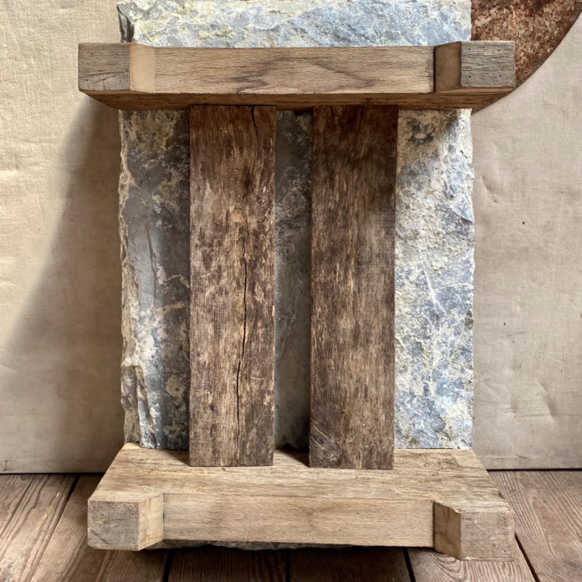 Stone & wood low tables